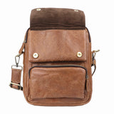 Royal Bagger Vintage Crossbody Shoulder Bags for Men Genuine Cow Leather Business Messenger Bag Large Capacity Handbag 1535