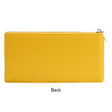 Royal Bagger Long Wallets for Women Genuine Cow Leather Fashion Clutch Coin Purse Card Holder Simple Solid Color Money Clips1489